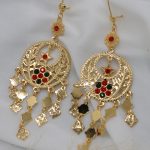 گوشواره طرح طلا کد 100